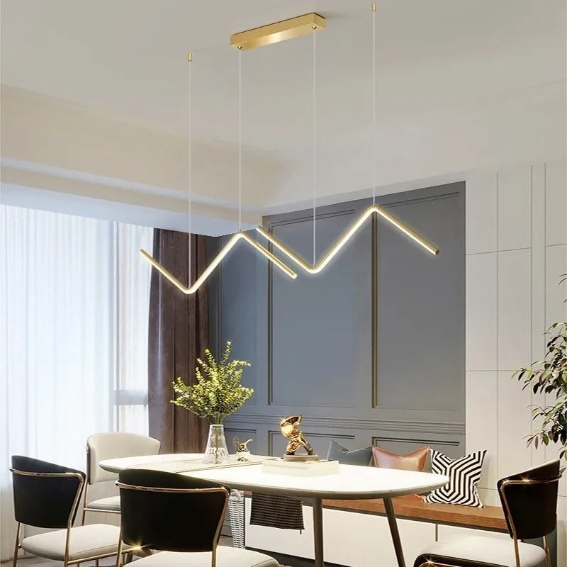 ZigZag Suspended LED Light